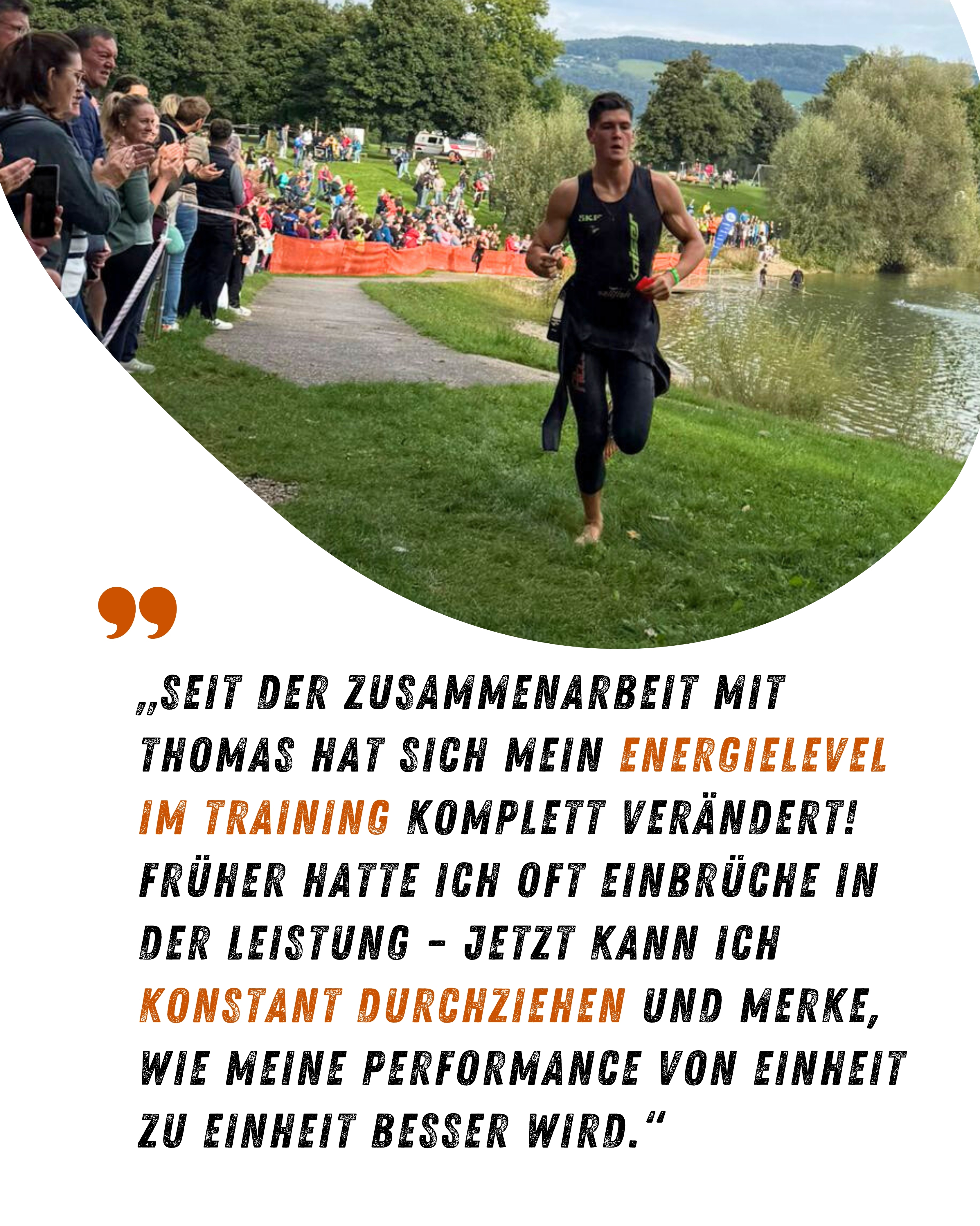 Julian Sowa, Triathlon: 'Seit der Zusammenarbeit mit Thomas hat sich mein Energielevel im Training komplett verändert!'